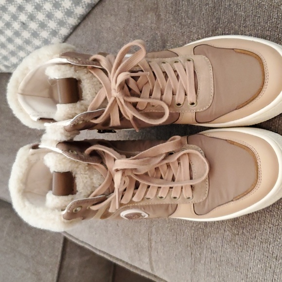 Coach high top wedge sneaker size 9B - Picture 3 of 7